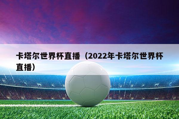 卡塔尔世界杯直播（在海外怎么看2022年卡塔尔世界杯直播）